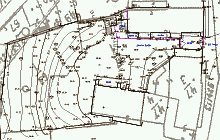 Ländlichen Gebäuden - Bestandsaufnahme –  Bauernhof  – Topographische Bestandspläne