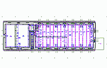 Ländlichen Gebäuden - Bestandsaufnahme –  historische Landwirtschaftsgebäude  – Obergeschoss  –  Grundriss