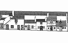 Architekturvermessung –  Fassadenplan  – CAD –  Goldene Gässchen - Prager Burg 