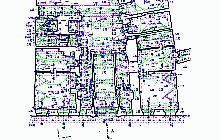 Gebäudedokumentation – Grundrisse - AutoCAD – Thunovska str. in Prag -  Erdgeschoss