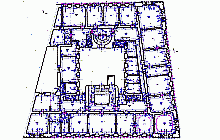 Gebäudedokumentation – Grundrisse - AutoCAD –  Lažansky Palast in Prag