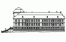 Vermessung im Denkmalschutz - AutoCAD Baupläne – Fassade - Schloss Červený Hrádek u Jirkova ( Rothenhaus bei Görkau )