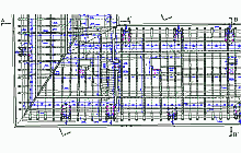 Vermessung im Denkmalschutz - AutoCAD Baupläne –  Dachgeschoss - Grundriss - Schloss Červený Hrádek u Jirkova ( Rothenhaus bei Görkau )