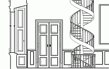 Innenraum Dokumentation –  Dokumentation historischer Gebäude  - Nostic Palast in Prag – Architekturvermessung - Maßstab 1:20