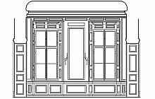 Innenraum Dokumentation –  Dokumentation historischer Gebäude  - Nostic Palast in Prag – Architekturvermessung - Maßstab 1:20