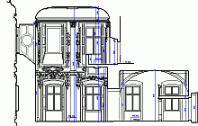 Measured building surveys – the Chapel in the Red Castle – cross section