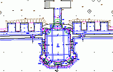 Measured building surveys – The Břevnov Monastery in Prague – floor plane of the Orangery