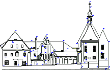 Measured building surveys – The Minorite Monastery in Český Krumlov – elevations