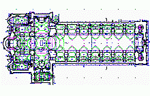Measured building plans – Basilica in Velehrad - floor plan