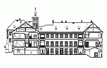 Measured building surveys - AutoCAD drawing – The Tuscany Palace in Prague – cross section